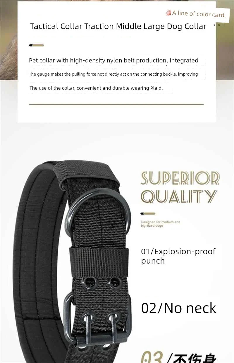 Super Strong Large Dog Collar - Empire P.E