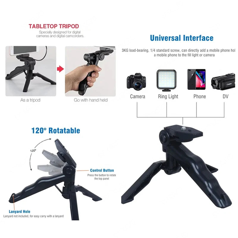 Phone Holder Portable Tripod