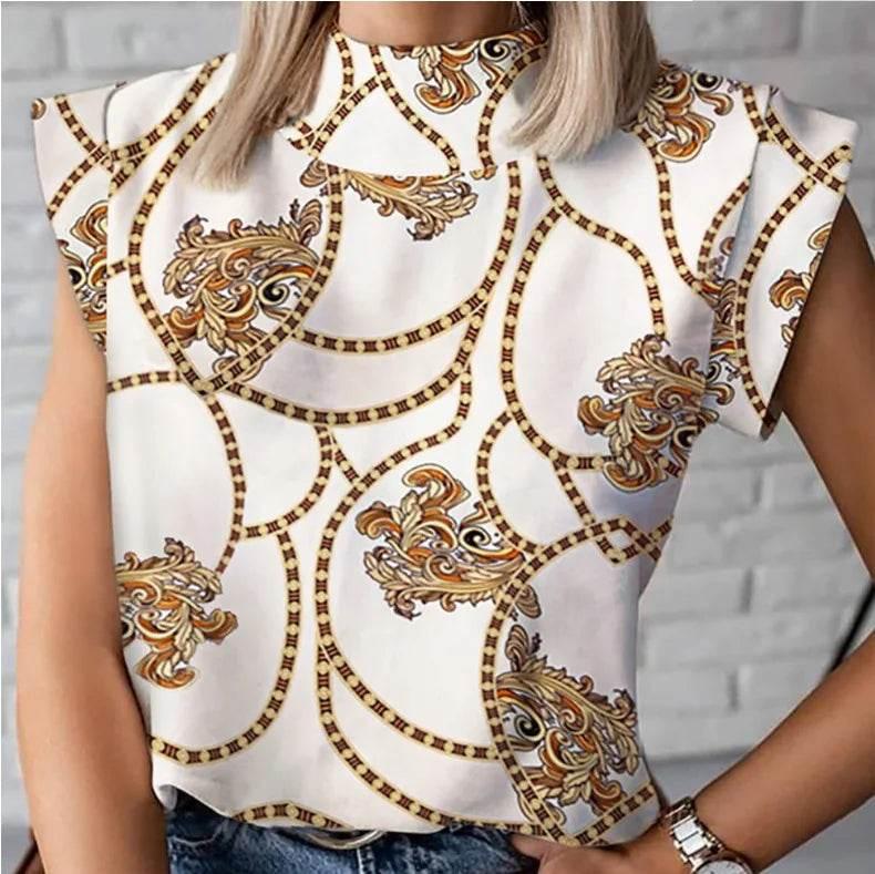 Stylish Women's Sleeveless Summer Tee Top - Empire P.E