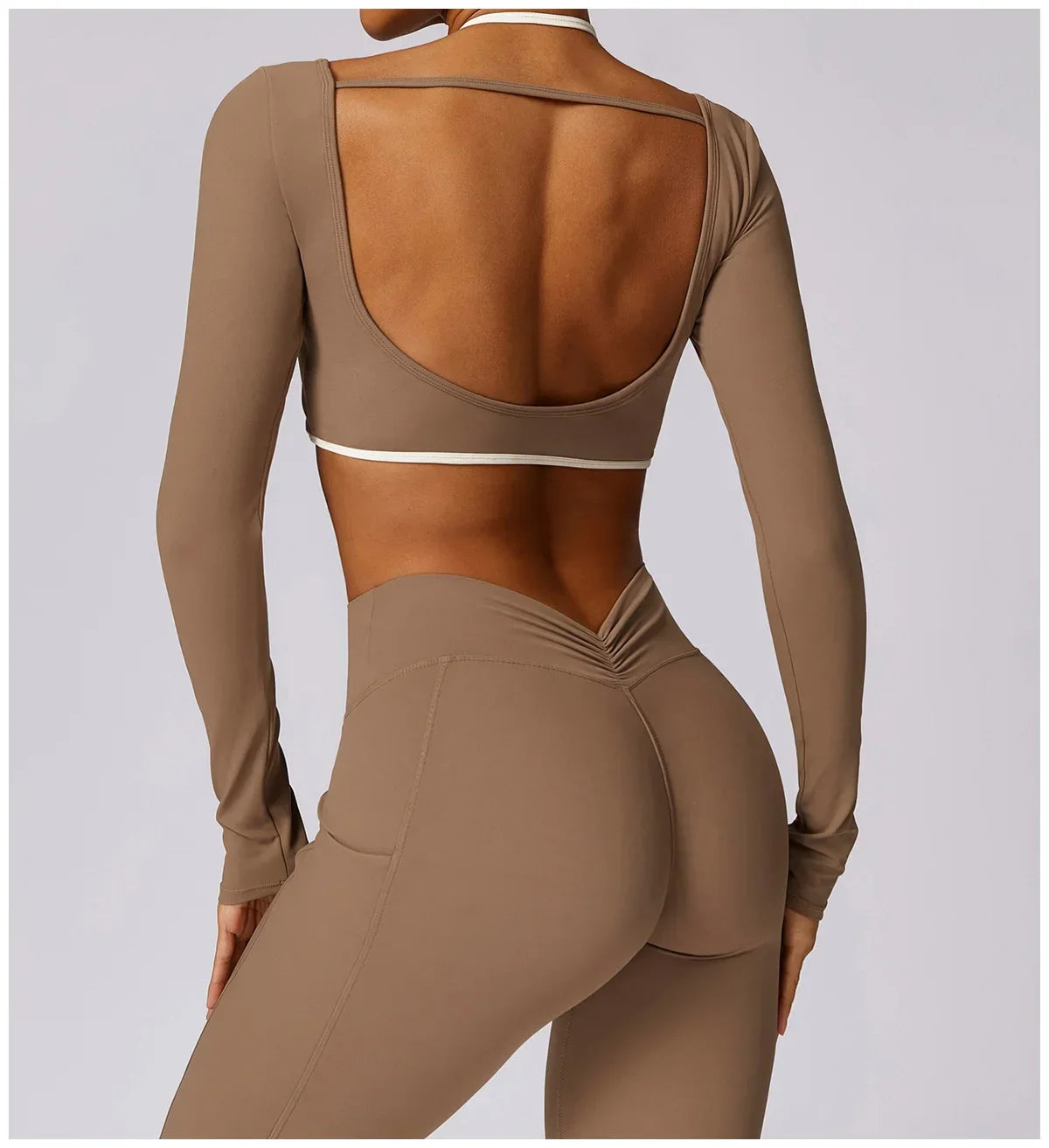 Yoga Set 2PCS Women Sportswear Push Up Workout Clothes - Empire P.E