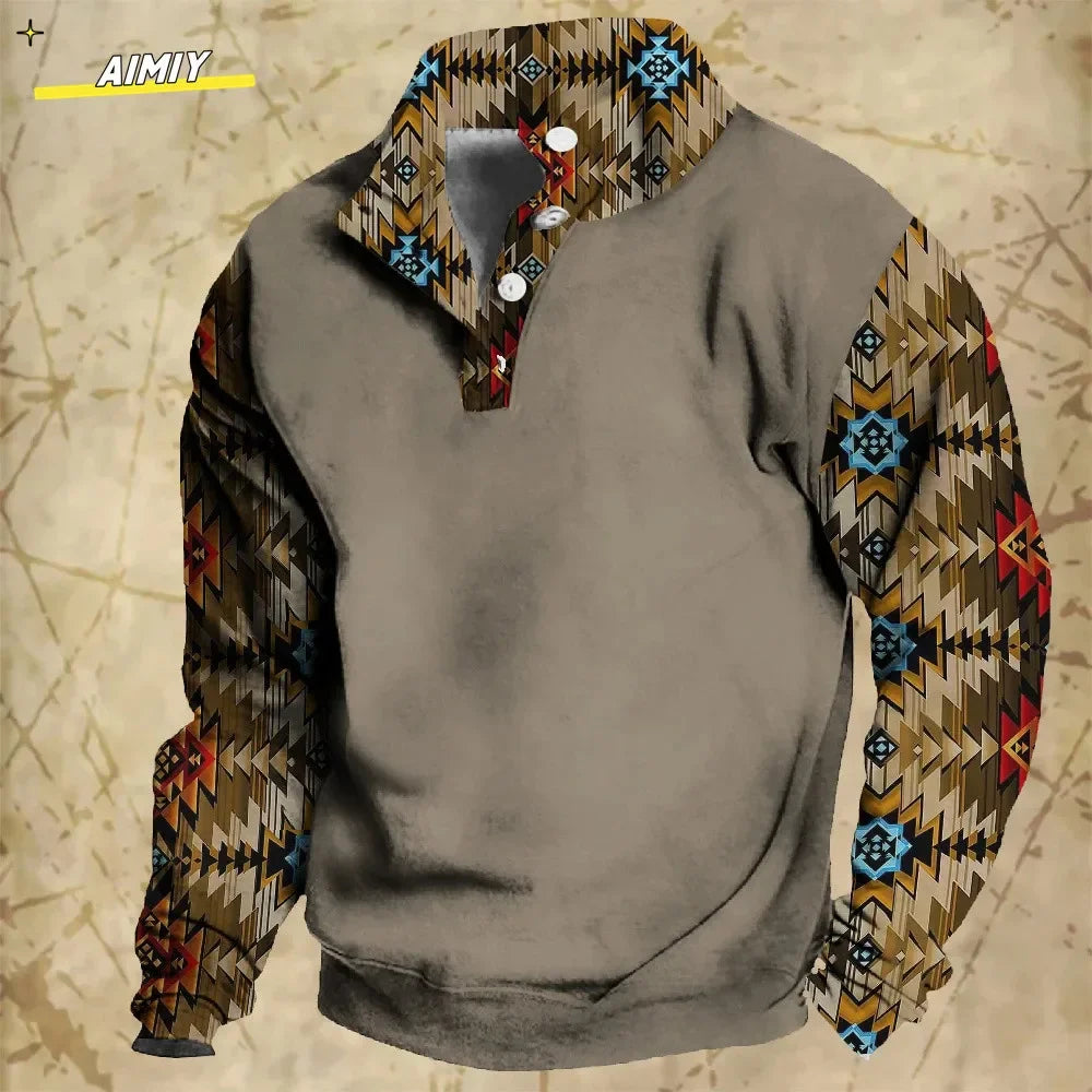Vintage Men's Hoodie Casual Jacket - Empire P.E