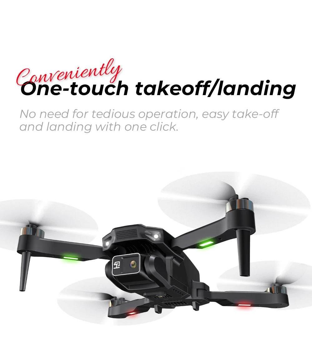 KBDFA New Drone H16 GPS Professional Dual Camera Dron Quadcopter Brushless Aerial Photography Laser Obstacle Avoidance RC Toy - Empire P.E