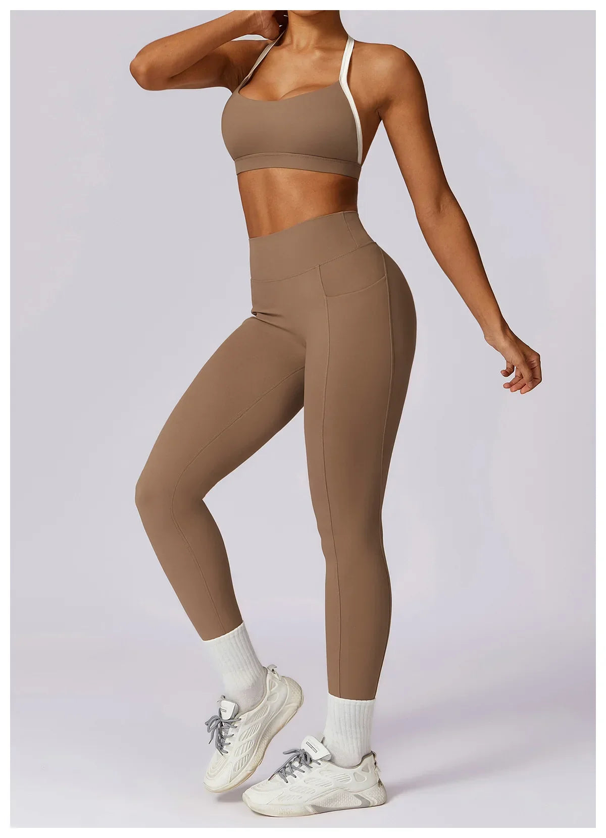 Yoga Set 2PCS Women Sportswear Push Up Workout Clothes - Empire P.E