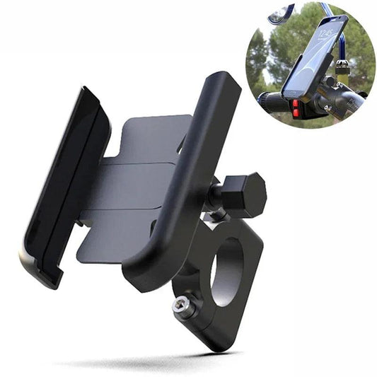 VIKEFON Aluminum Alloy Motorcycle Bike Bicycle Phone Holder for 4-7 inch Smartphone GPS Handlebar Mount Motorbike Accessories - Empire P.E