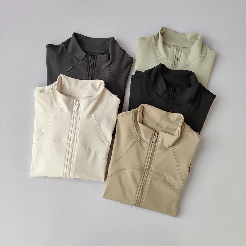 Yoga Suit Women's High-end Standing Collar Long Sleeved - Empire P.E