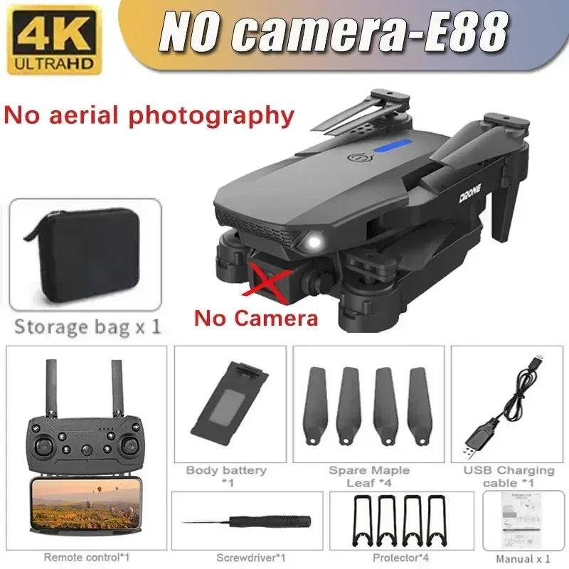 2025 E88 Professional Wide Angle RC Drone HD 4K Camera - Empire P.E