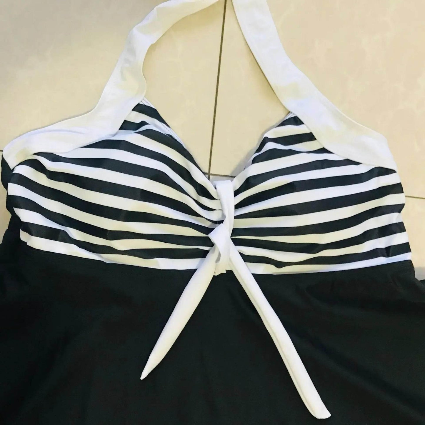 Plus Size Vintage Bathing Suit Two Piece Swim Wear S-5XL - Empire P.E