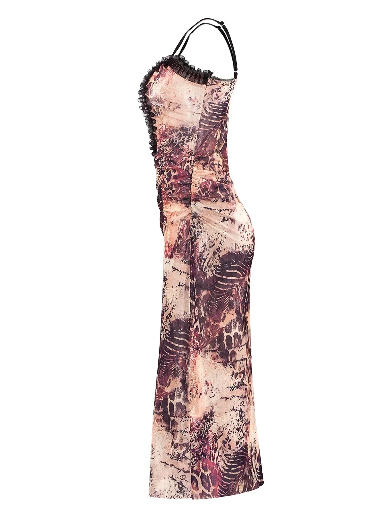 Summer Black Sheer Mesh Dress - Empire P.E