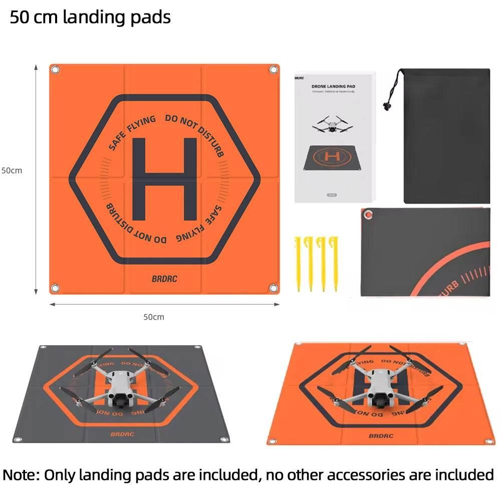 BRDRC Foldable Landing Pads for DJI Air 3S/3/NEO/Mini 4 Pro/3 Pro/4K/AVATA 2/ FIMI X8 MINI V2 Drone Mat Quadcopters Accessories - Empire P.E