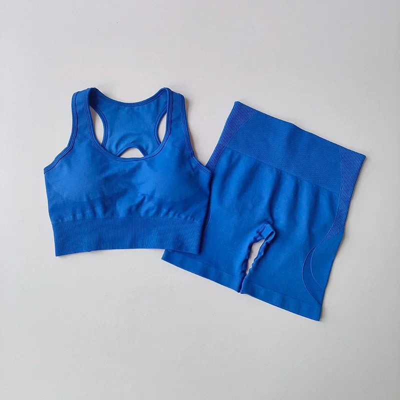 2 PCS Women's Seamless Yoga Set Sexy Sport - Empire P.E