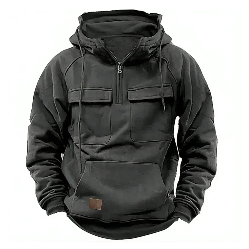 Half Zipper Men's Tactical Hoodies