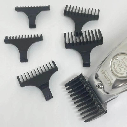 For Kemei Hair Trimmer Limit Comb Universal Black Guards Hairdresser Hair Cutting Guide for KM-5027 KM-1949 1 2 3 6 9 12mm - Empire P.E
