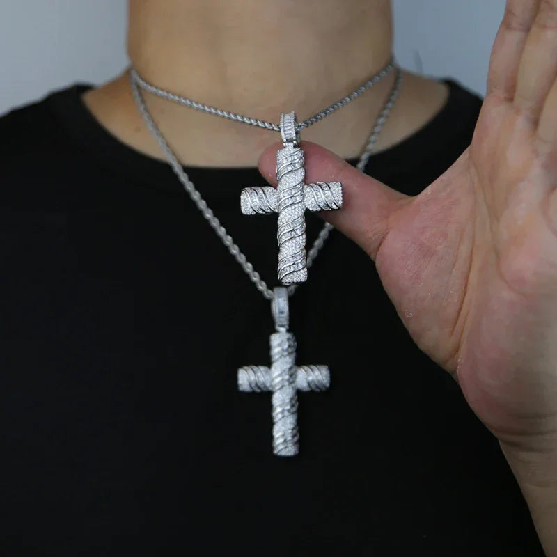 2025 New Arrived Hip Hop Rock Cross Pendant