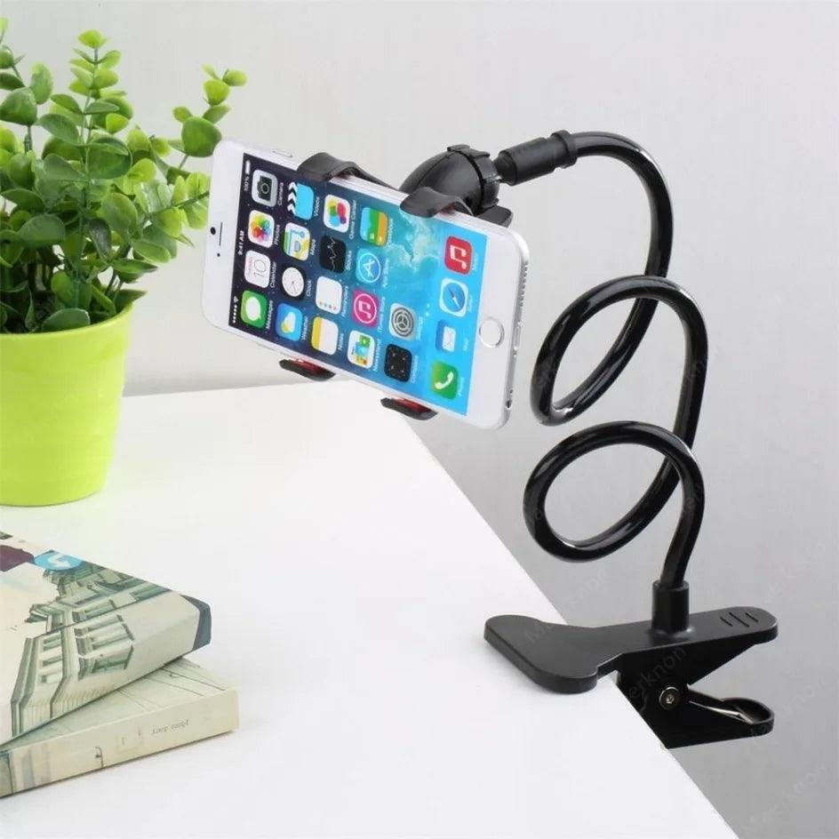 Mobile Phone Holder Flexible Adjustable Cellphone Holder Clip Support Telephone Home Bed Desktop Mount Bracket Smartphone Stand - Empire P.E