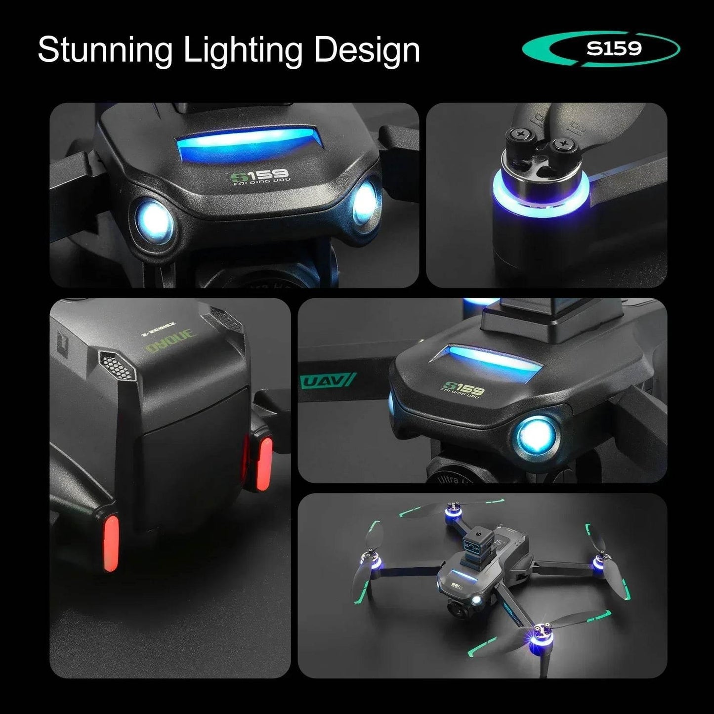 2024 New S Drone Professional 8k Camera Four-Axis Aerial Photography with Screen Remote Control 5G WIFI GPS FPV Dron RC 5000M - Empire P.E