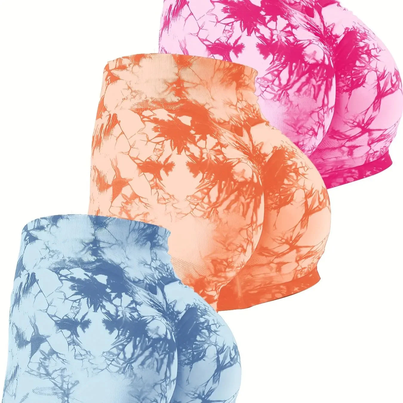 3-Pack Womens Yoga Shorts