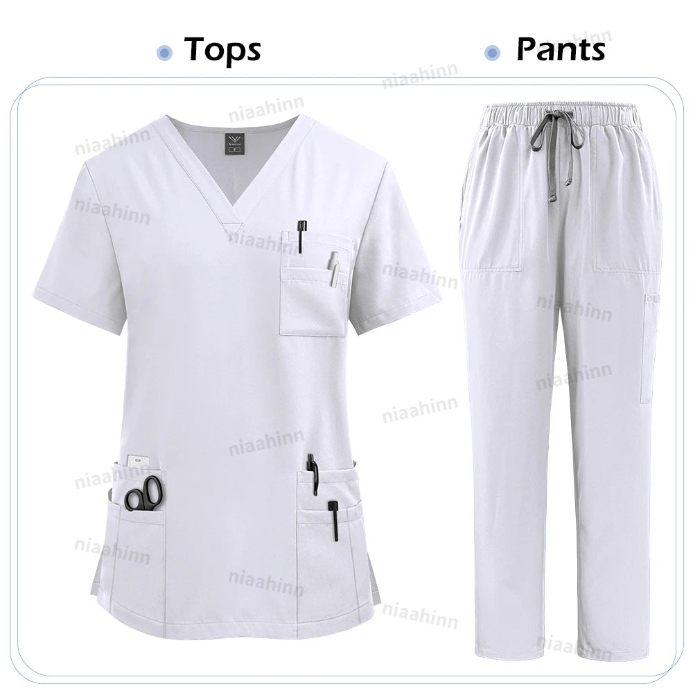 Elastic Scrub Uniform Set - Empire P.E