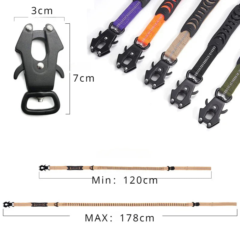 Reflective Shock Absorbing Pet Leashes - Empire P.E