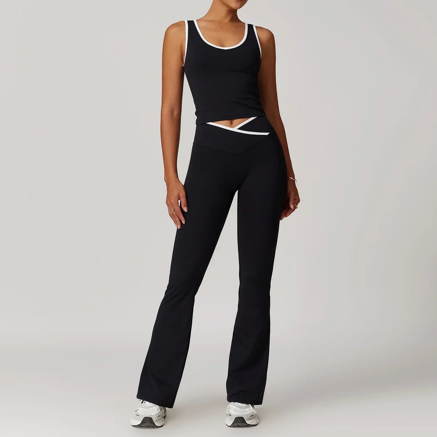 Yoga Set 2 Pieces Workout Outfits Fitness - Empire P.E