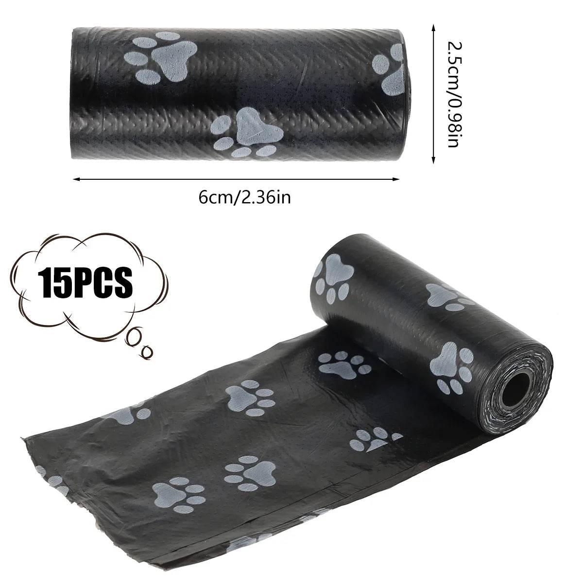 10/30/50Roll Dog Poop Bags Disposable Pet Waste Bags Dog Waste Bags Design Pet Poop Clean Pick Up Bone Bag Dispenser Tools - Empire P.E