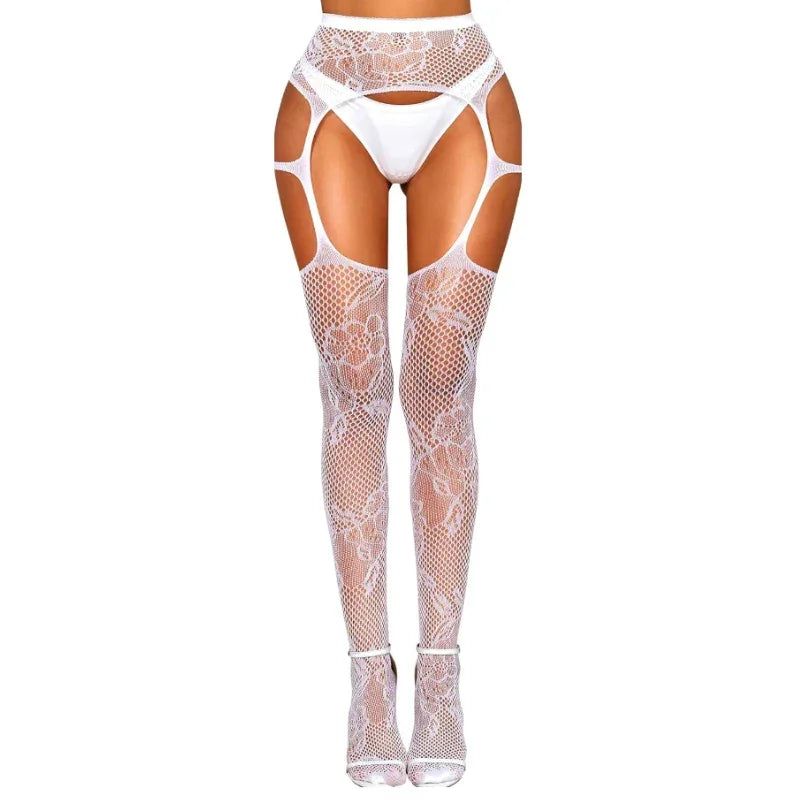 Rave Party Sexy Tights Suspender Fishnet Stockings - Empire P.E