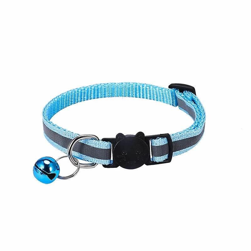 Nylon Pet Collar Night Safety Reflective Cat And Dog Collar Adjustable - Empire P.E