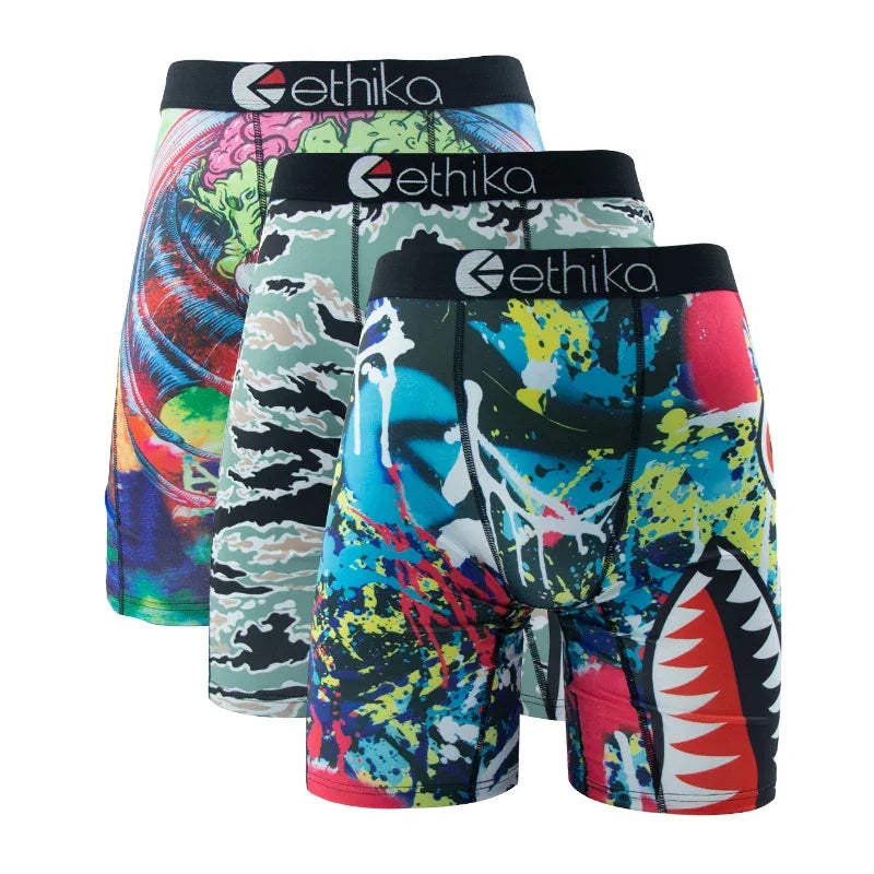ETHIKA 3Pcs Men Sexy Underwear Boxers - Empire P.E