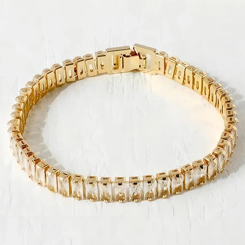Rectangle Zirconia Tennis Bracelets for Women - Empire P.E