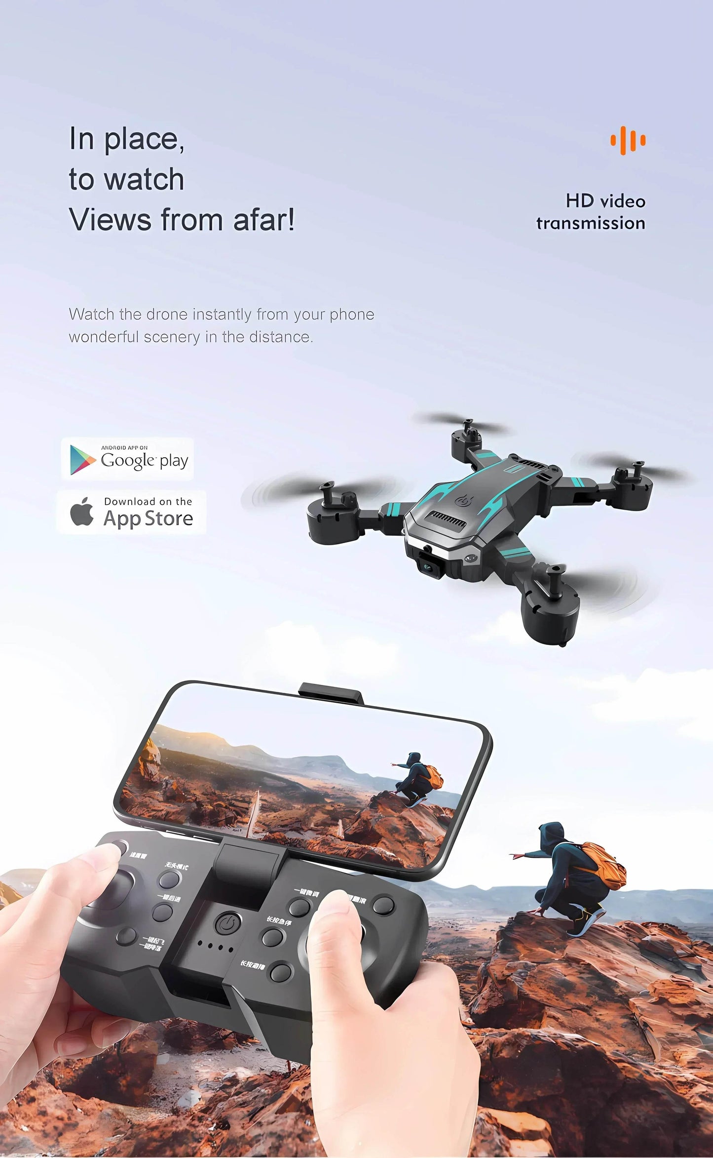 Newest S6 Max 8K Drone Professional Foldable Quadcopter Aerial HD Camera GPS RC Helicopter 10KM Obstacle Avoidance Sell Apron - Empire P.E