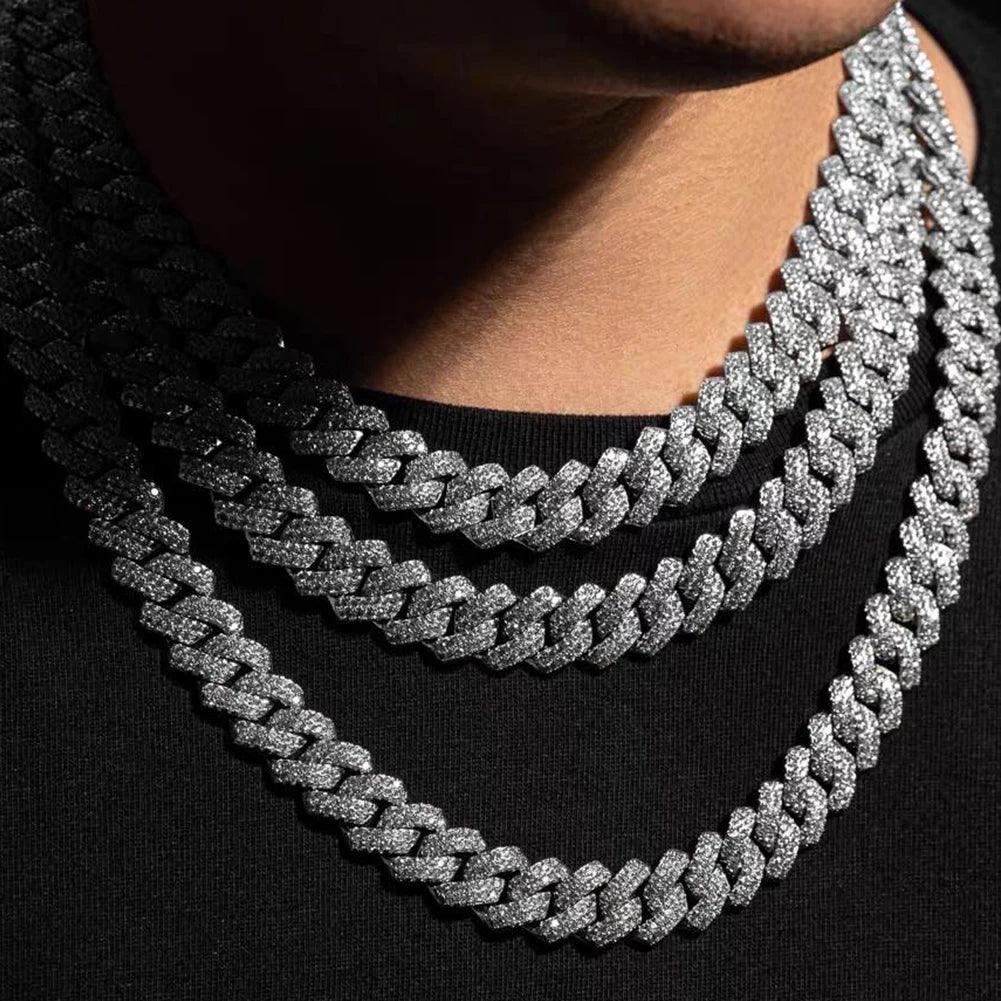 Necklace+Watch+Bracelet Hip Hop 14MM Cuban Link Chain - Empire P.E