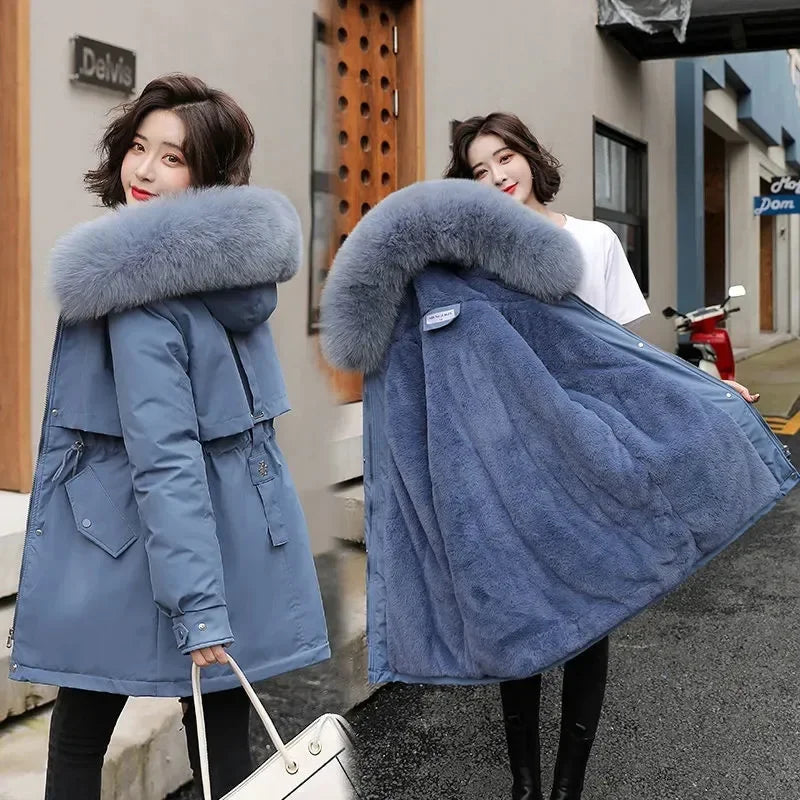 Women's Wool Liner Hooded Parkas - Empire P.E