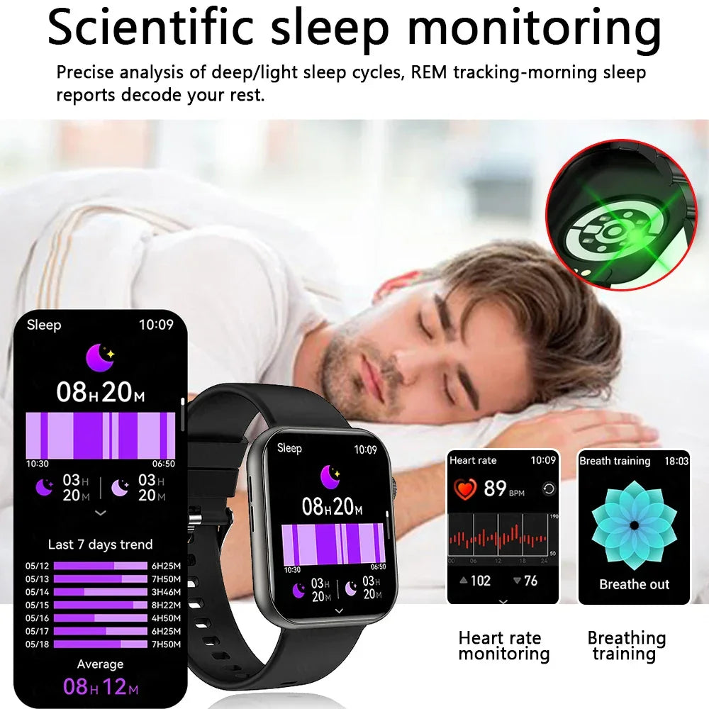 2025 New Smart Watch Full Touch Screen Bluetooth Call