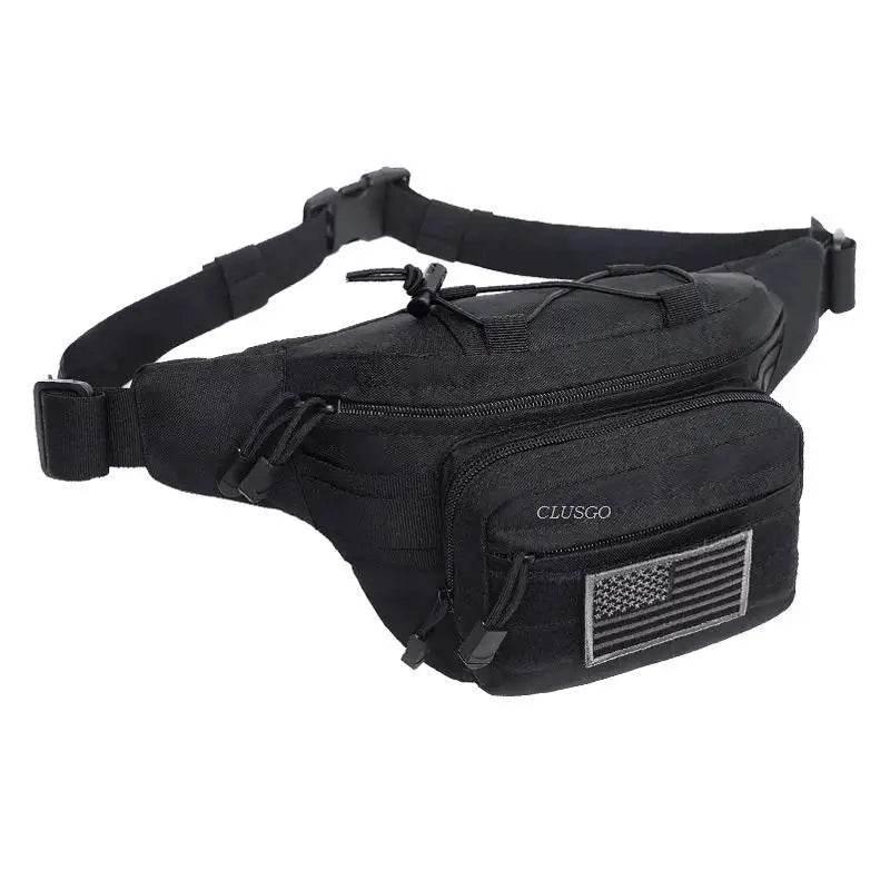 Outdoor Tactical Waist Bag 600D Nylon Oxford Outdoor EDC Fanny Pack Utility Waist Pouch Outdoor Bumbag Hunting Camping Hip Bags - Empire P.E