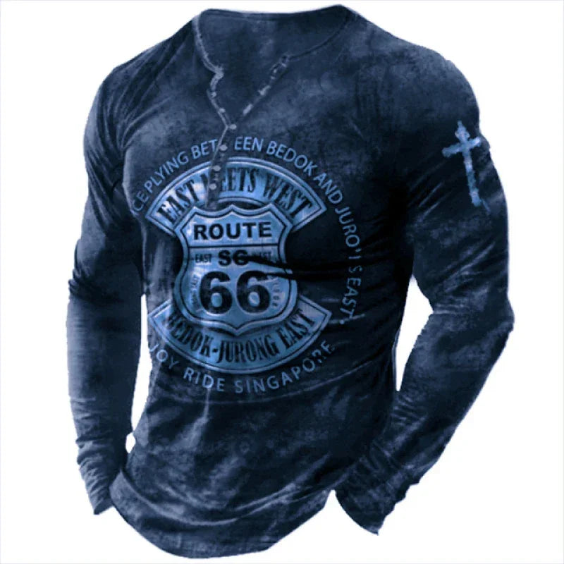 Men's Cotton Graphic T Shirts 3D Print - Empire P.E