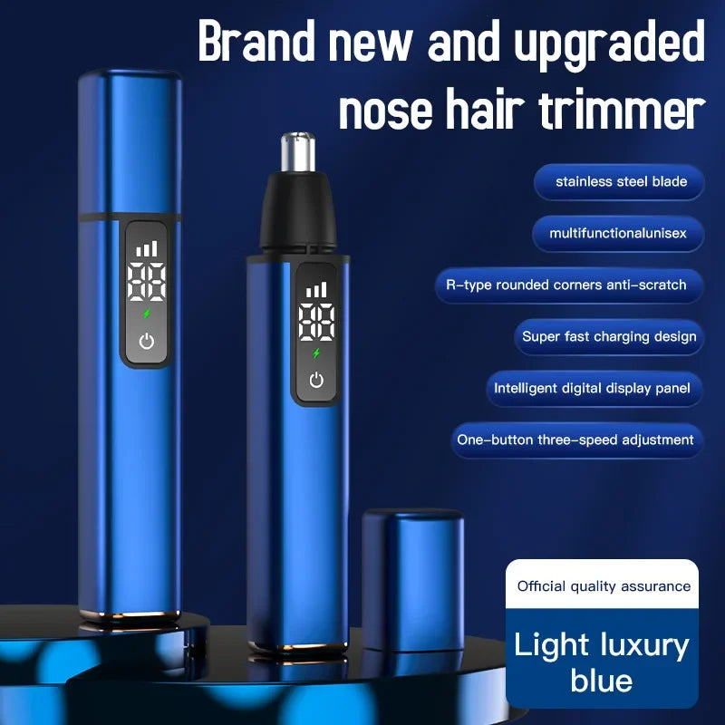 New Rechargeable Touch Screen Electric Ear Nose Hair Trimmer - Empire P.E
