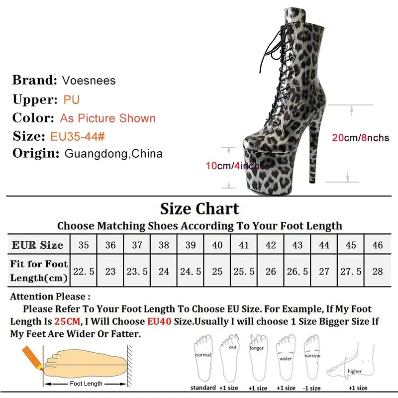 20 cm High Stripper Heels - Empire P.E