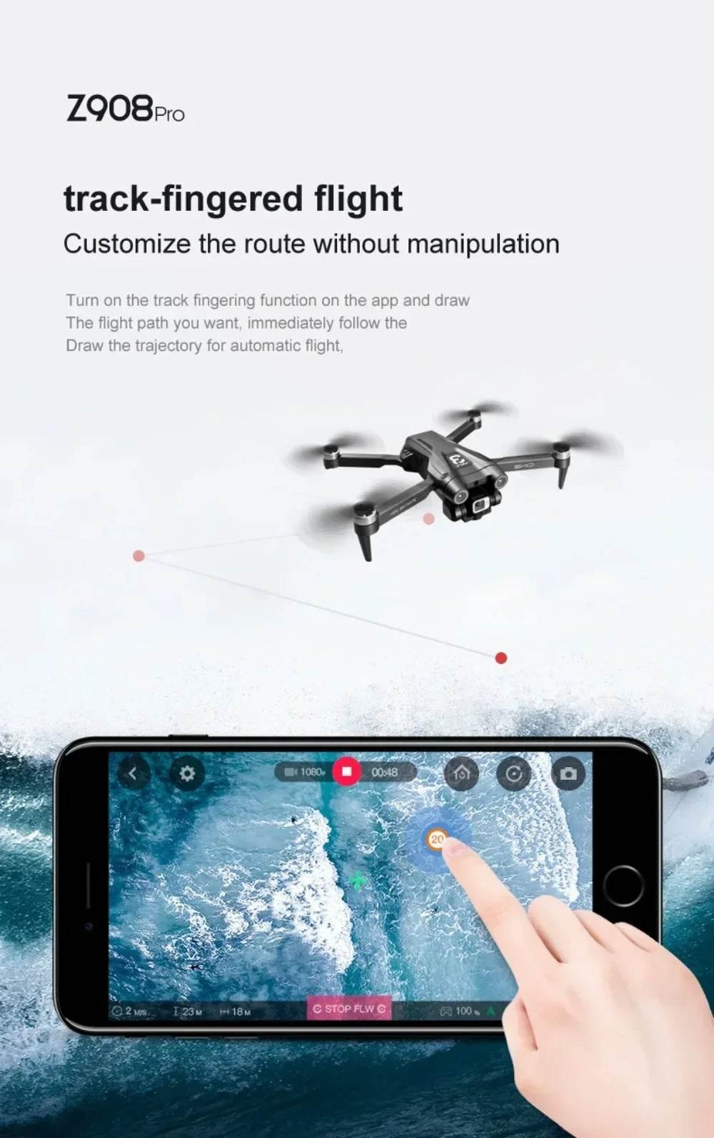 Xiaomi Mijia Z908 Pro /MAX 8K Drone ESC Professional 4K Dron Optical Flow Localization 3sided Obstacle Avoidance Quadcopter Toys - Empire P.E