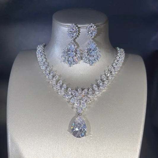 Imitation Moissanite Diamond Jewelry Set Explosion - Empire P.E
