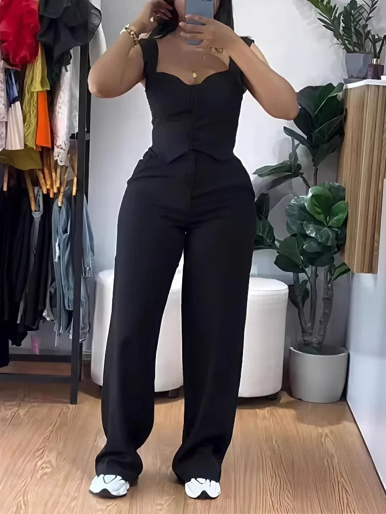 Women Suit Y2k Sexy Two Piece Set - Empire P.E