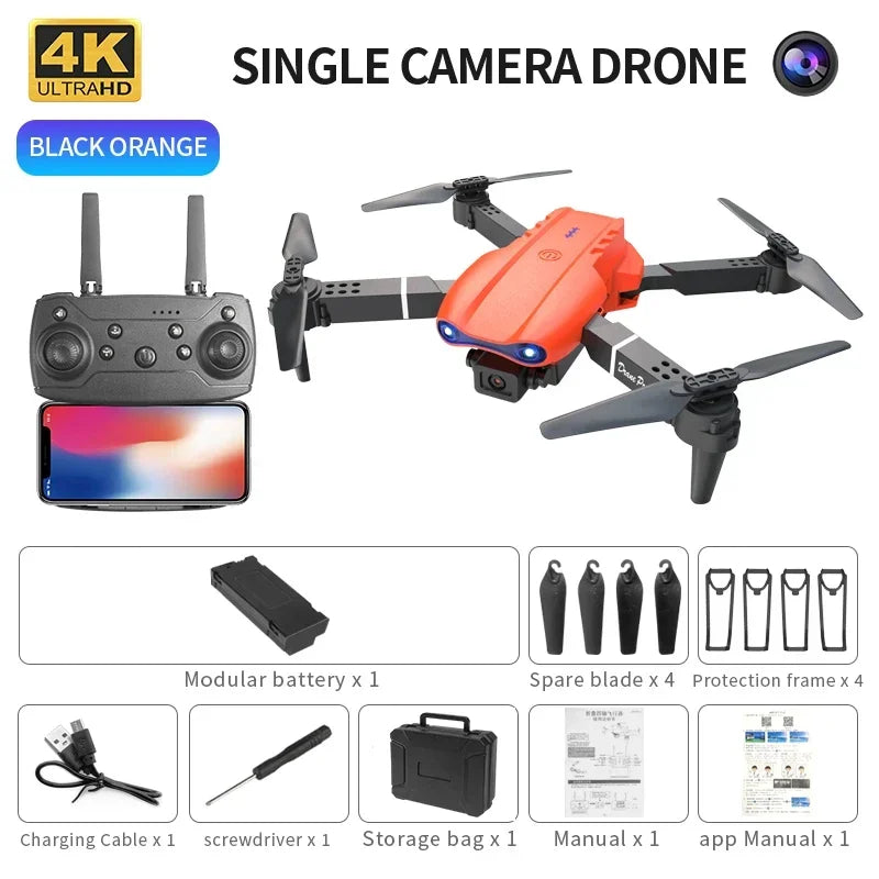 Foldable Mini Drone E99 K3 Pro - 4K Dual Camera - Empire P.E