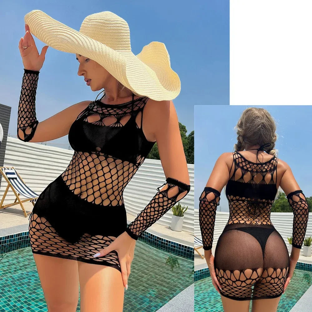 Sexy Women's Dresses Open Bra Cutout Mini Skirt - Empire P.E
