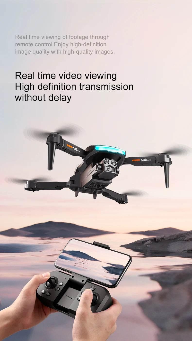 8K GPS dual-camera professional drone A88 5G obstacle avoidance brushless optical flow quadcopter toy gift - Empire P.E