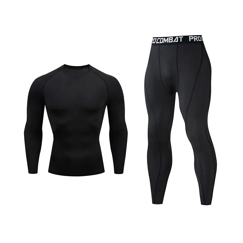 Men's Running Set Gym Jogging Thermo Track suit - Empire P.E