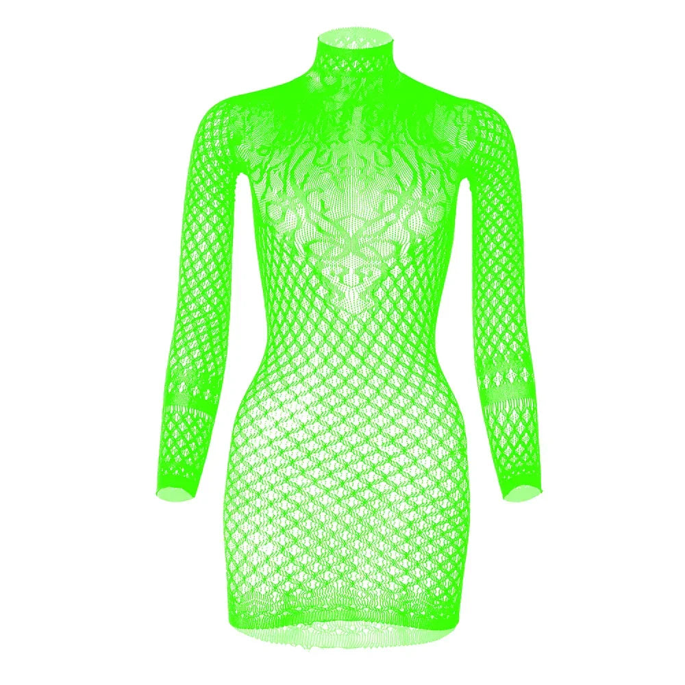 Strapless See Through Sexy Tight Pencil Dress Mesh - Empire P.E