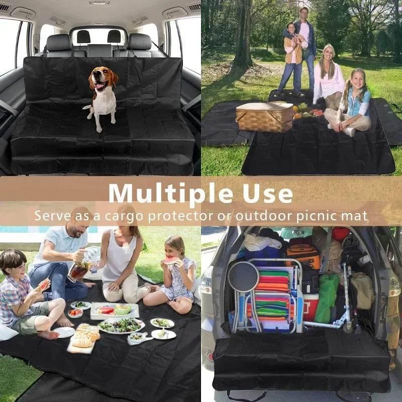 Dog Car Seat Cover Waterproof Pet Carrier Backseat Cushion Mat for Dogs Folding Cat Hammock Trunk Rear Back Seat - Empire P.E