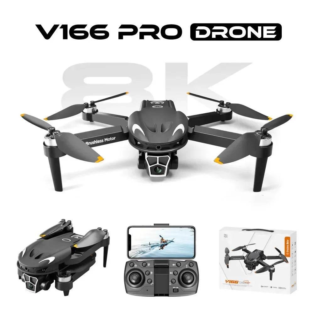 V166 Drone dji fpv 8k professional rc helicopter Mini ufo aircraft jjrc plane elicoptero en oferta low price drones Aircraft - Empire P.E