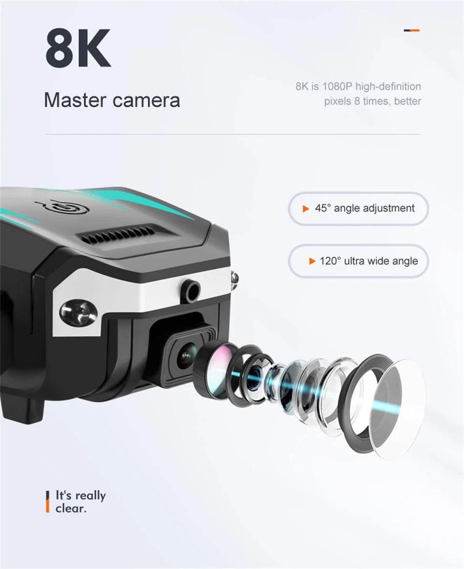 New S6 Max Drone 5G 8K HD Camera GPS Four-Sided Obstacle Avoidance RC Helicopter FPV WIFI Professional Foldable Quadcopter 2024 - Empire P.E