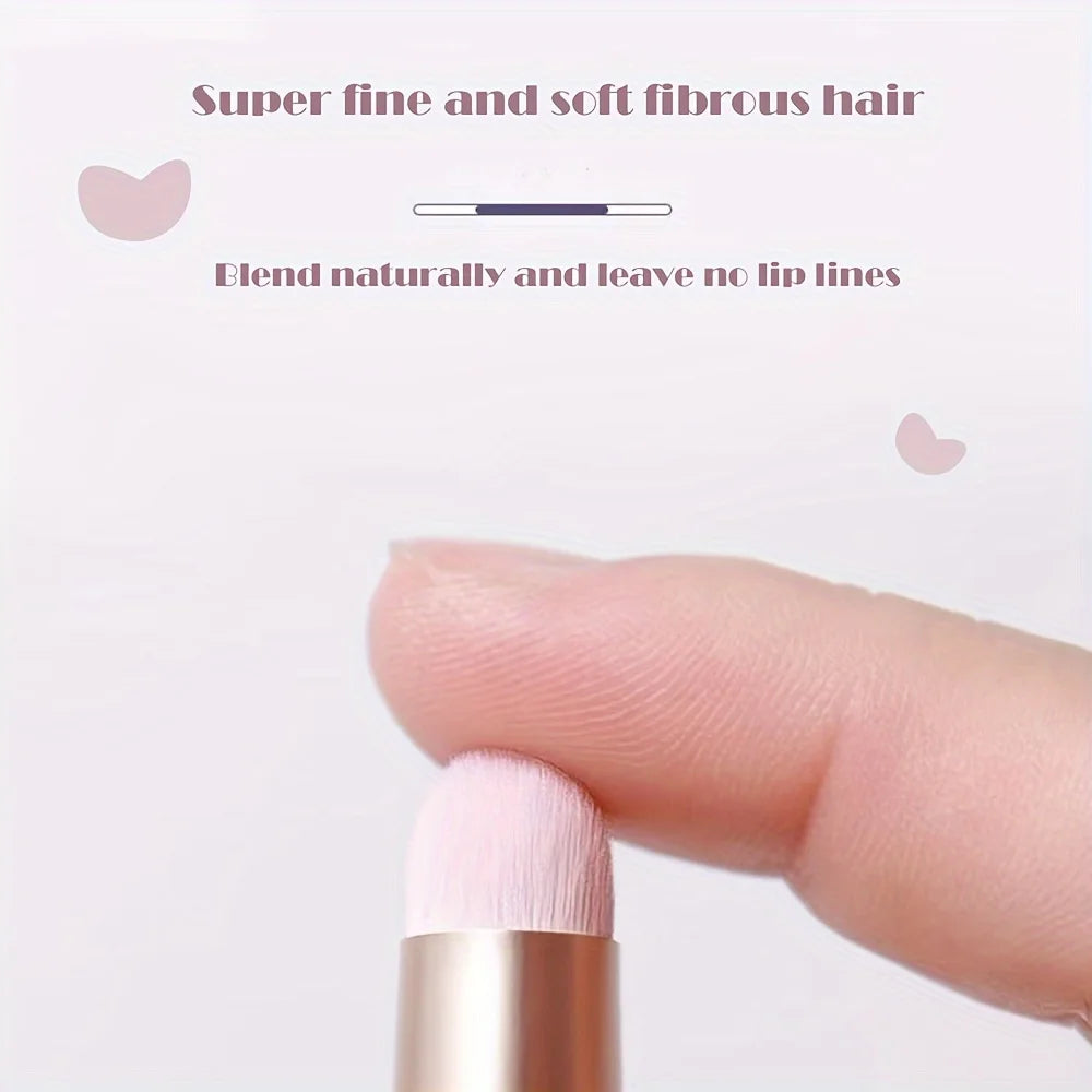 Lip Gloss Concealer Brush With Cover