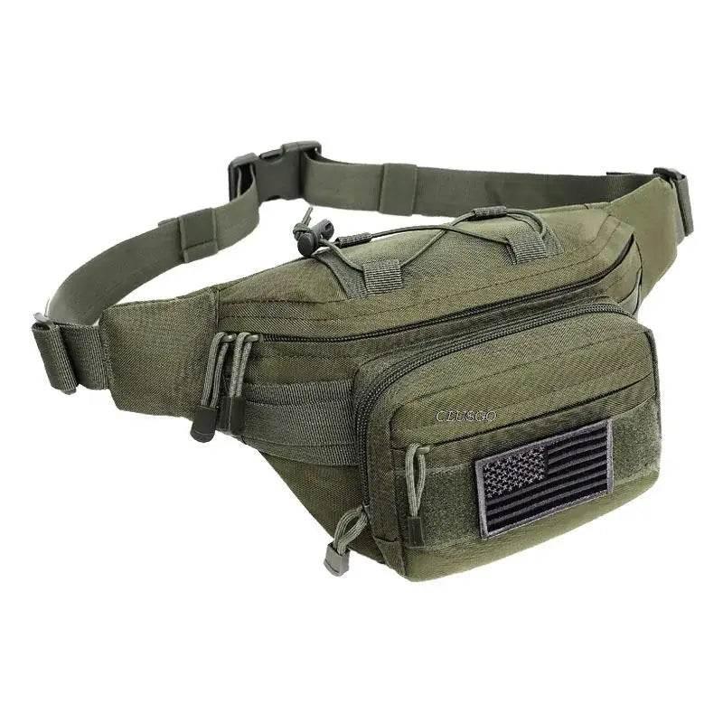 Outdoor Tactical Waist Bag 600D Nylon Oxford Outdoor EDC Fanny Pack Utility Waist Pouch Outdoor Bumbag Hunting Camping Hip Bags - Empire P.E