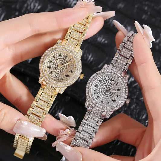 Women Shiny Diamond Watch - Empire P.E